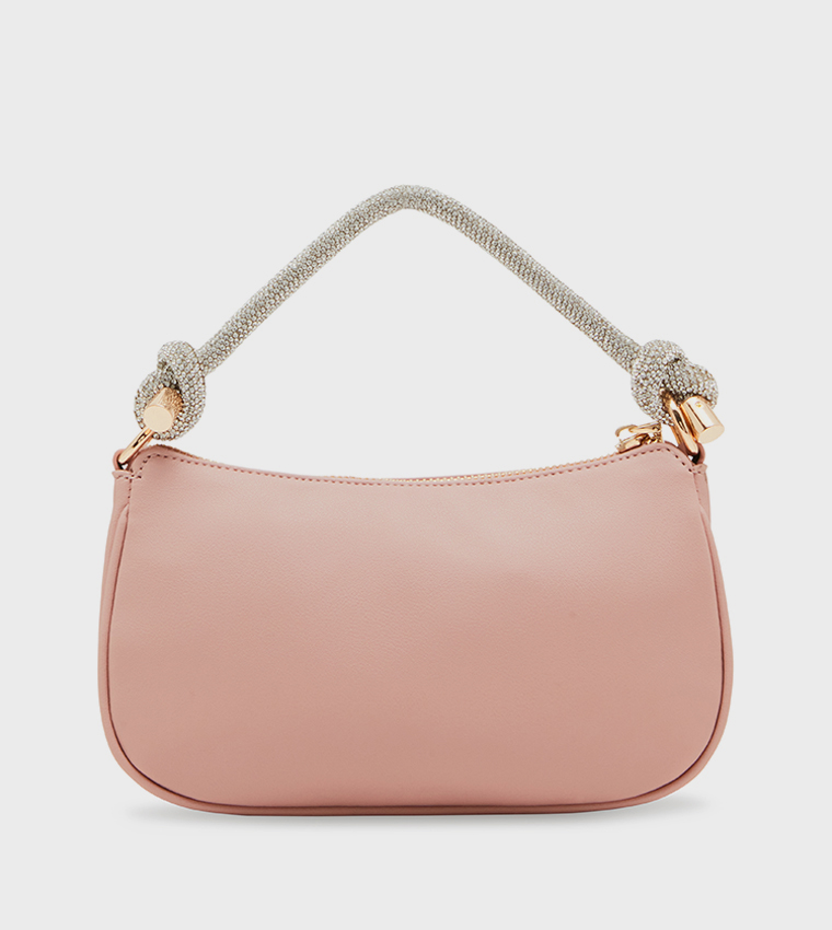 Embellished Top Handle Bag