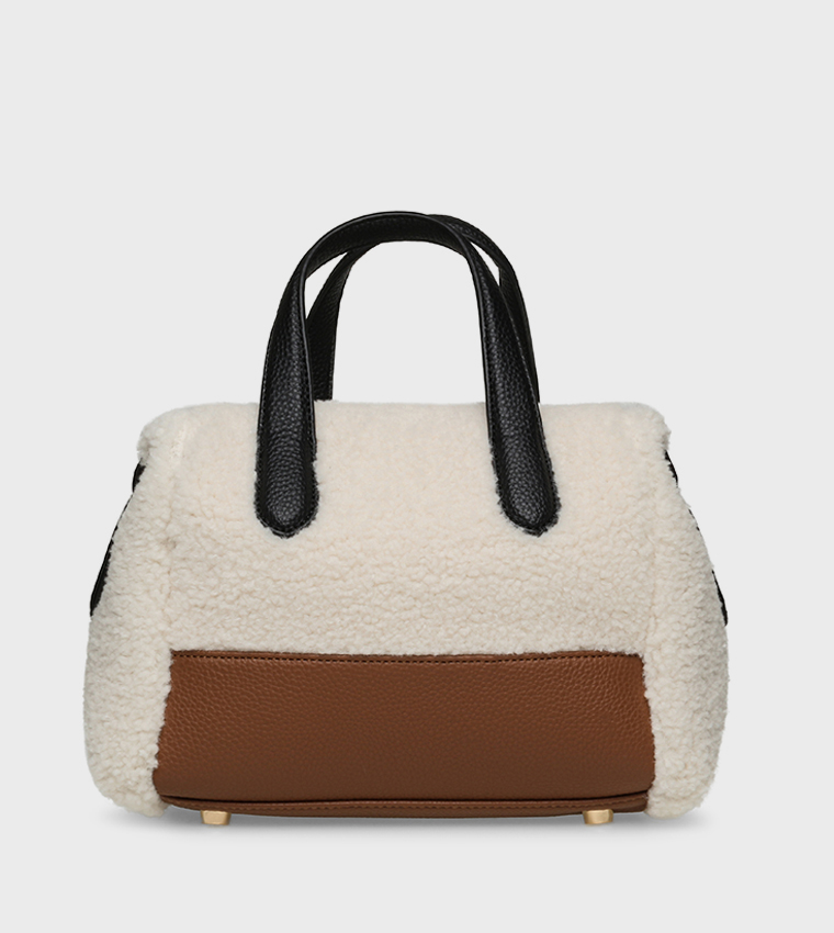Plush Handheld Bag with Coin Pouch
