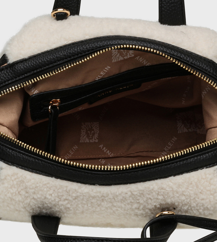 Plush Handheld Bag with Coin Pouch