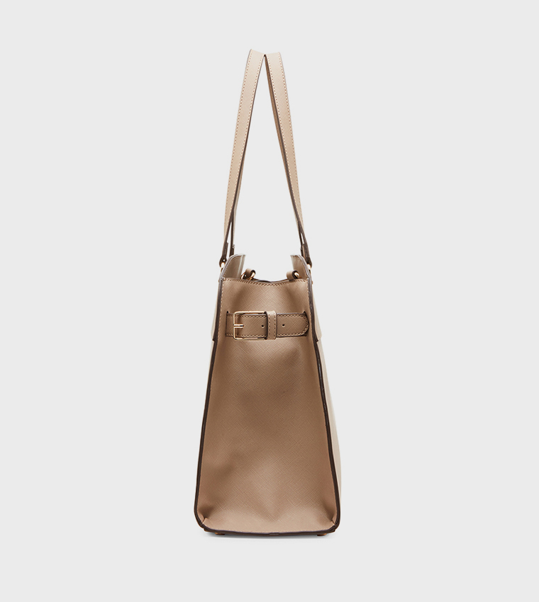 Logo Detail Satchel Bag