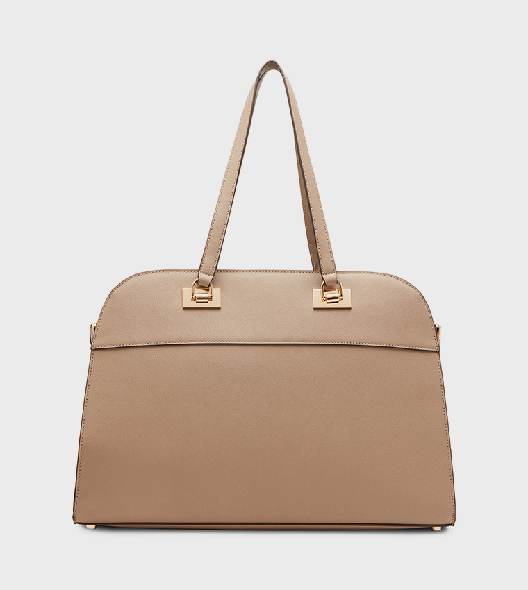 Logo Detail Satchel Bag
