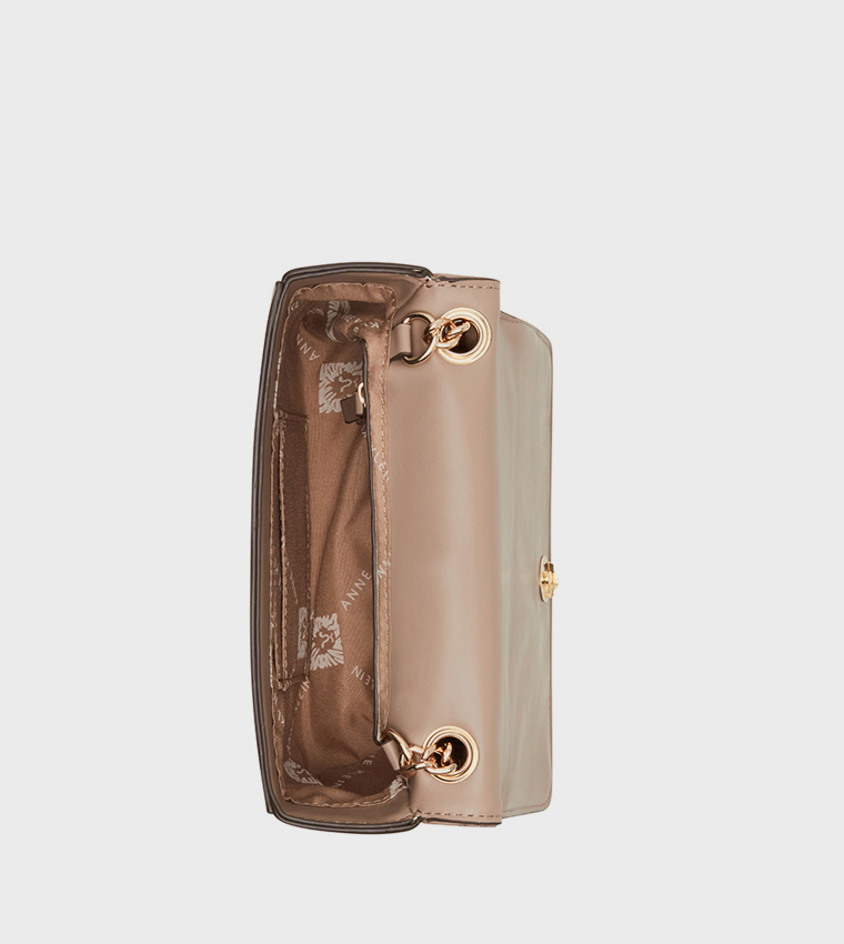 Logo Detail Quilted Crossbody Bag