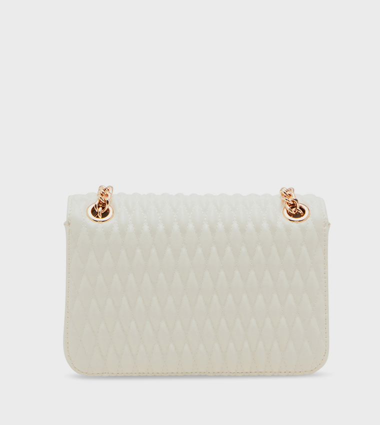 Logo Detail Quilted Crossbody Bag
