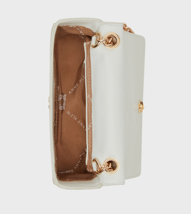 Logo Detail Quilted Crossbody Bag