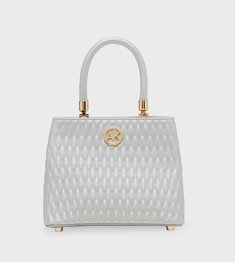 Quilted Mini Satchel Bag