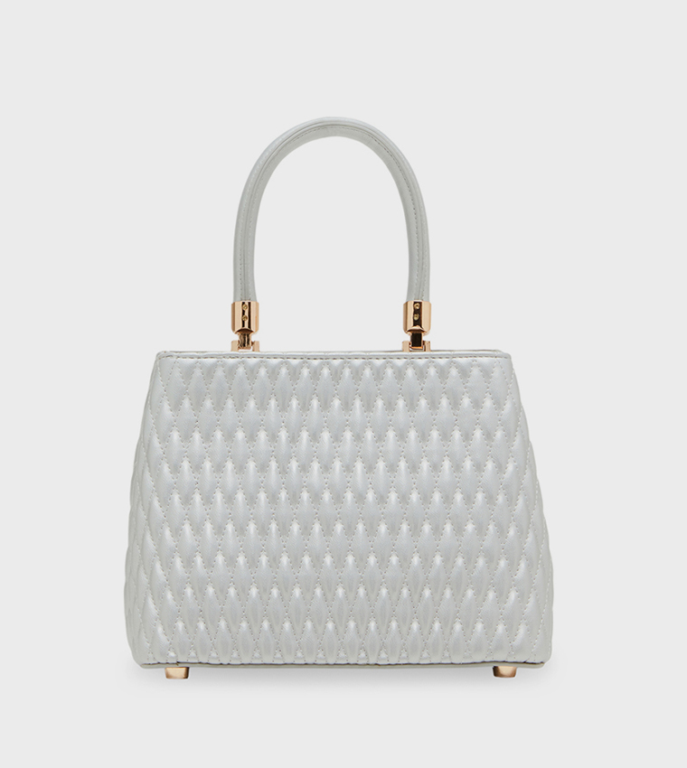 Quilted Mini Satchel Bag