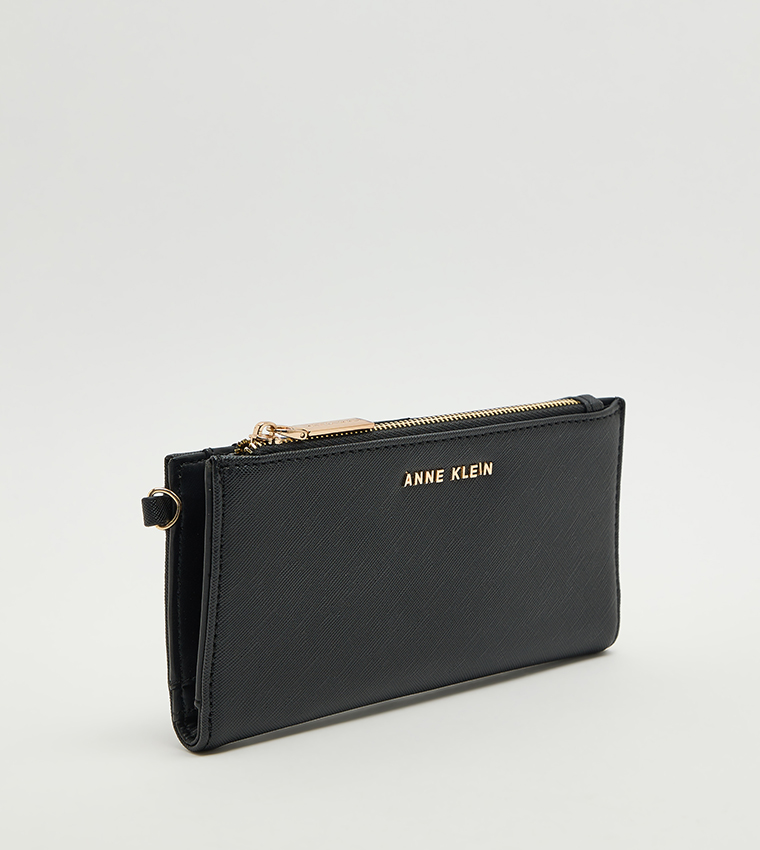 Textured Zippered Wallet