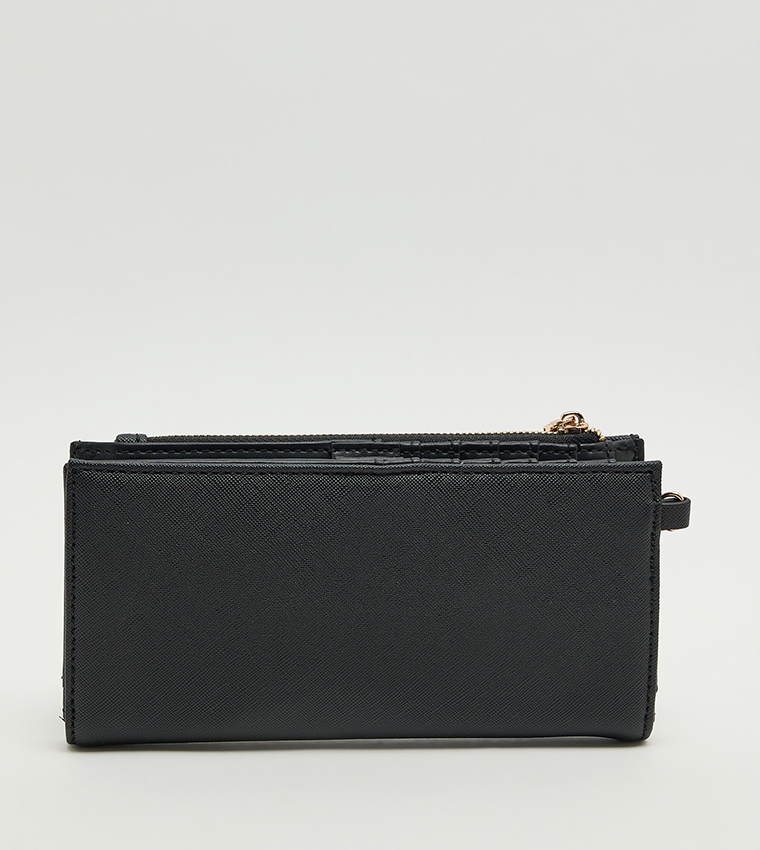 Textured Zippered Wallet