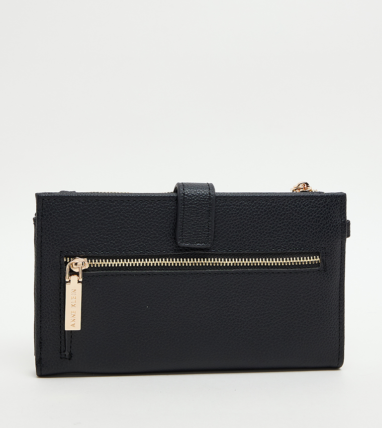 Textured Zippered Wallet