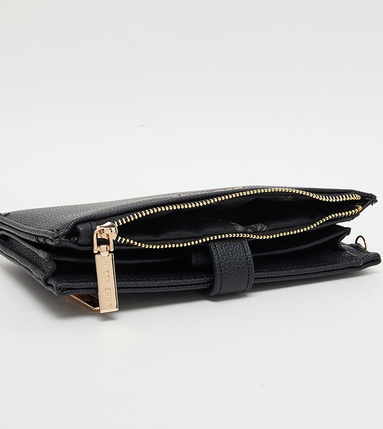 Textured Zippered Wallet