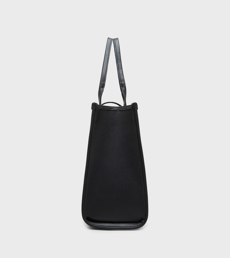 Textured Satchel Bag
