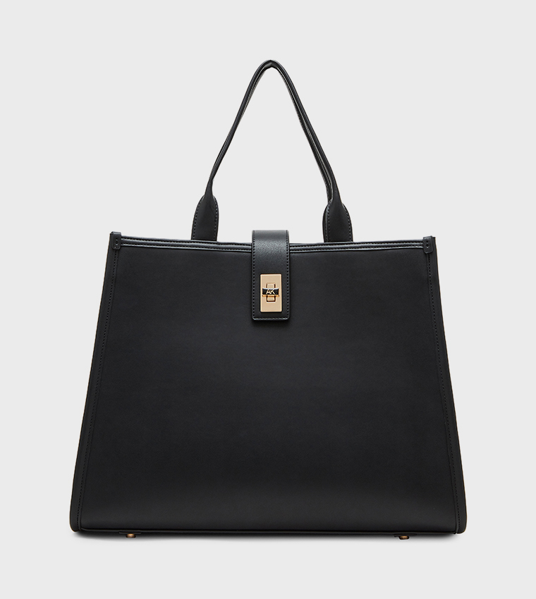 Textured Satchel Bag