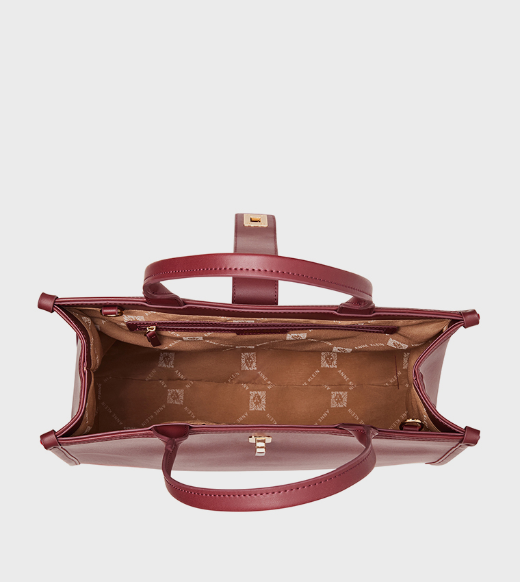 Textured Satchel Bag