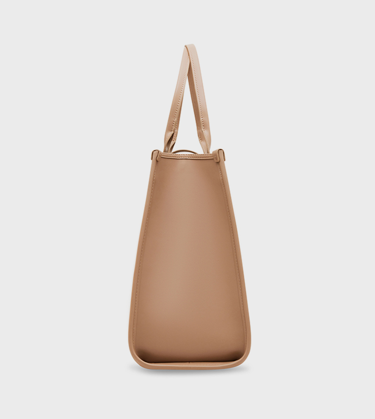 Textured Satchel Bag