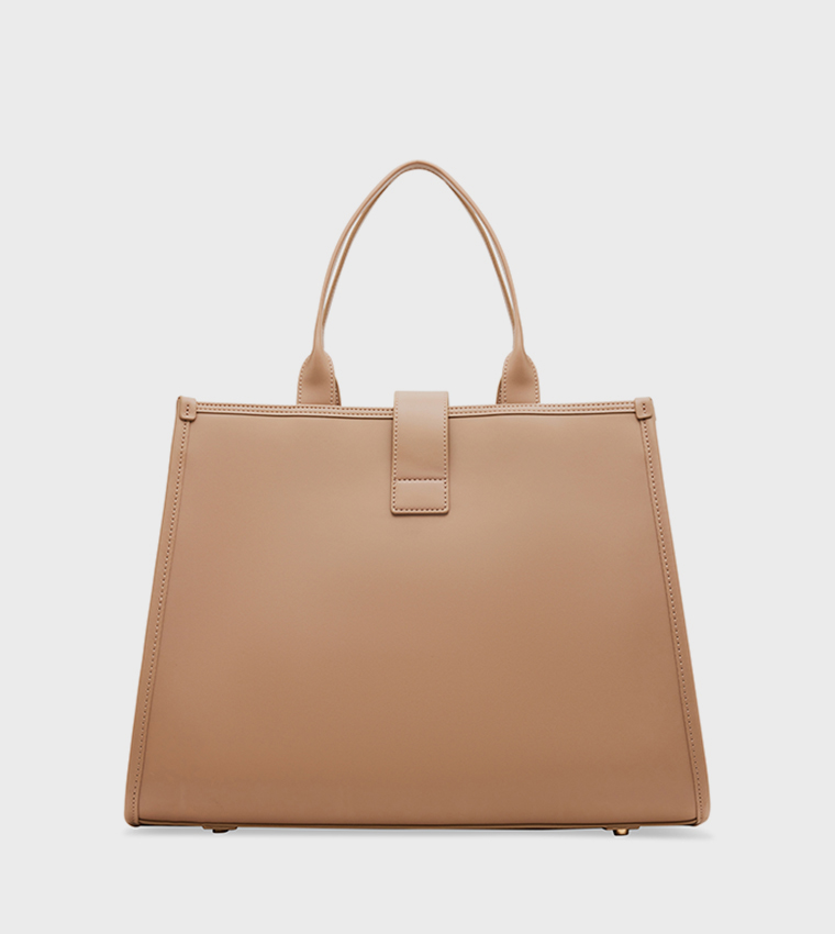 Textured Satchel Bag