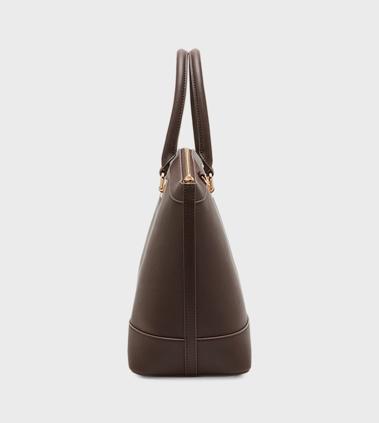 Textured Satchel Bag