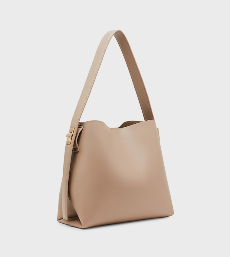 Textured Shoulder Bag