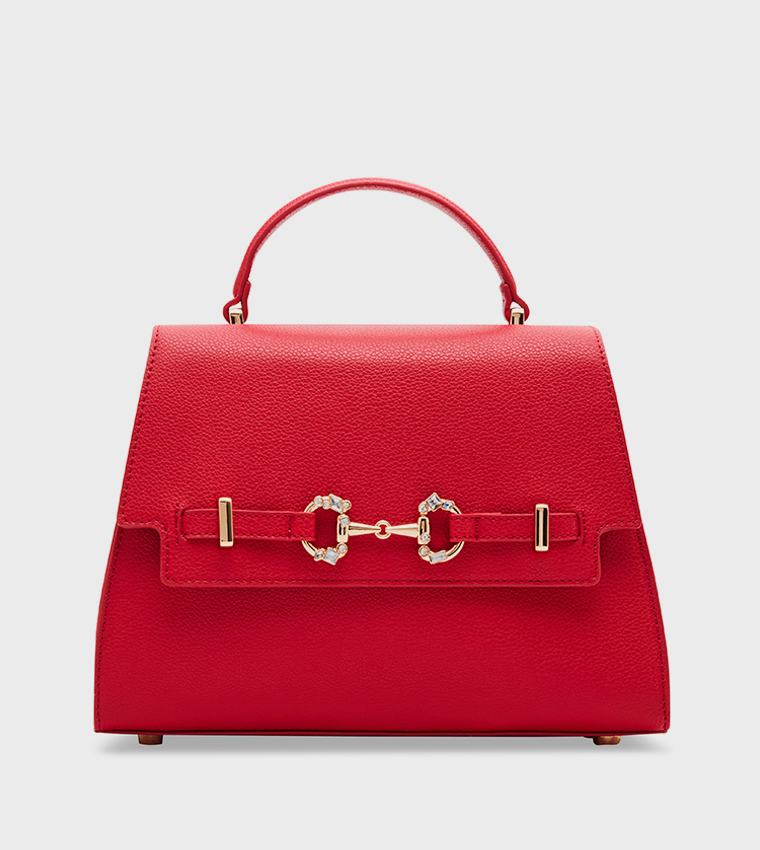 Accessory Detail Top Handle Bag