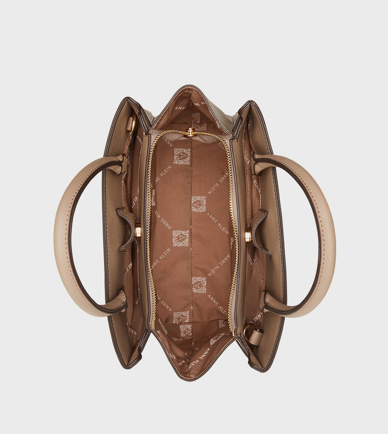 Logo Detail Satchel Bag
