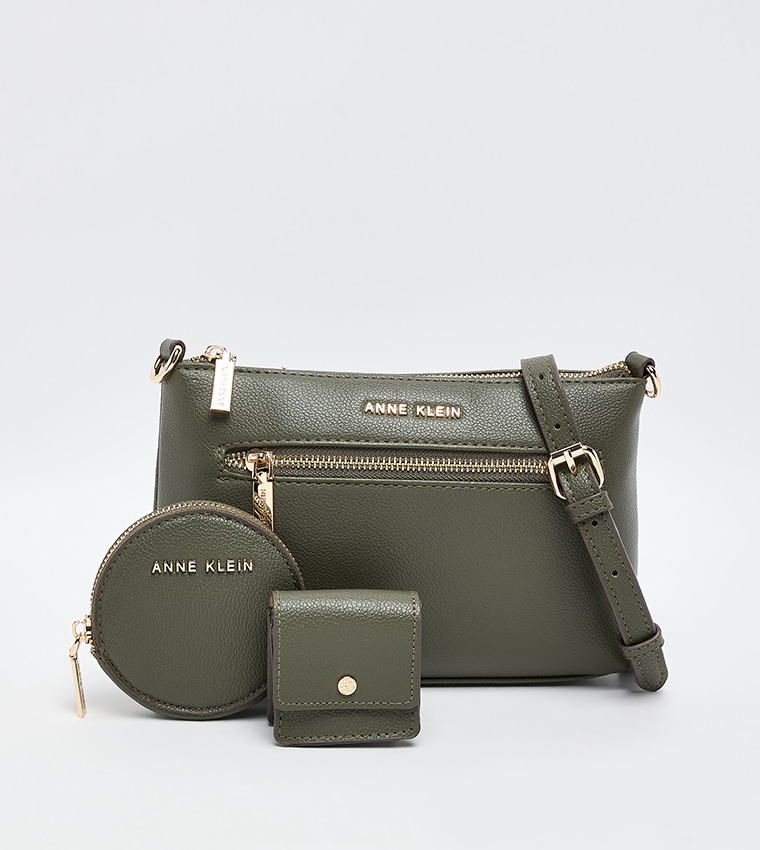 Textured Crossbody Bag Gift Set