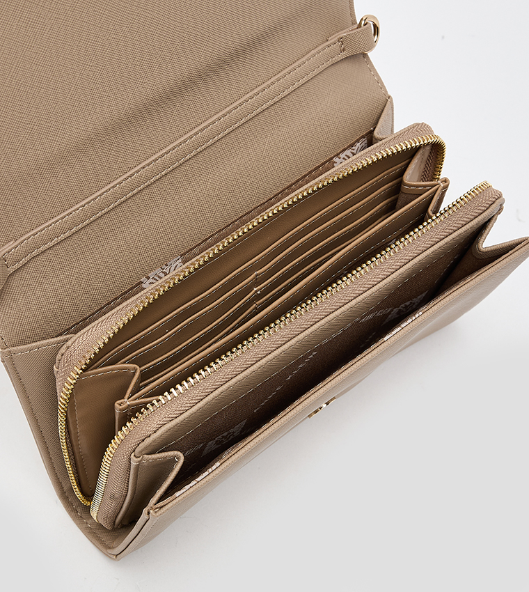 Textured Wallet and Beanie Gift Set