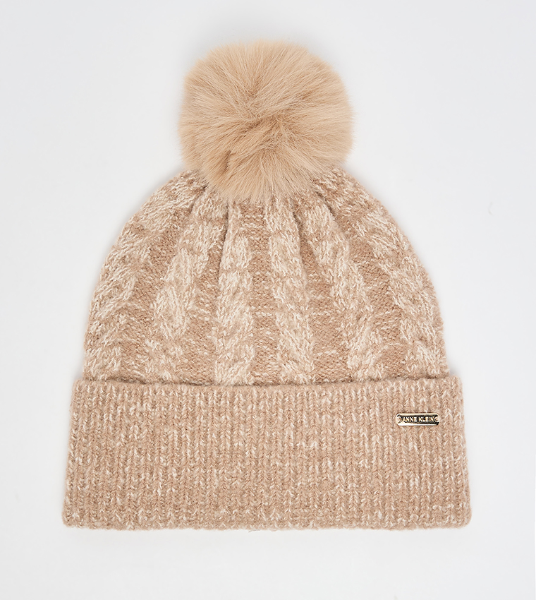 Textured Wallet and Beanie Gift Set