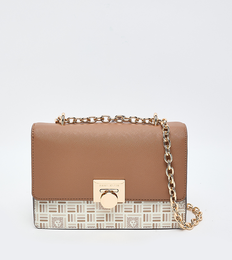 Patterned Convertible Crossbody Bag