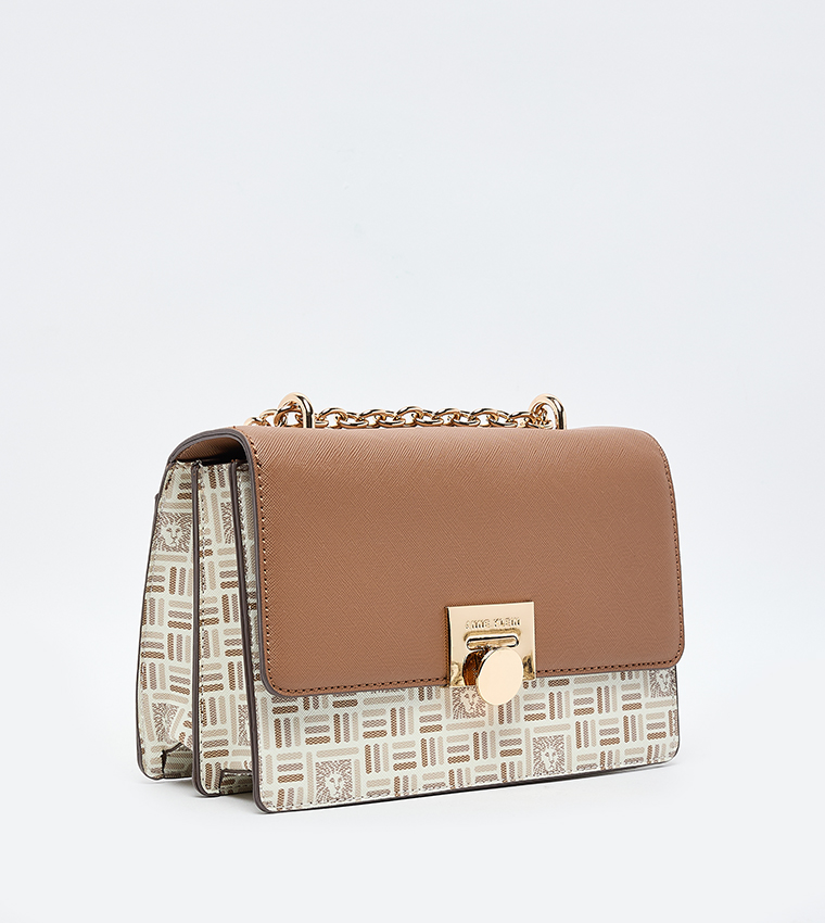 Patterned Convertible Crossbody Bag