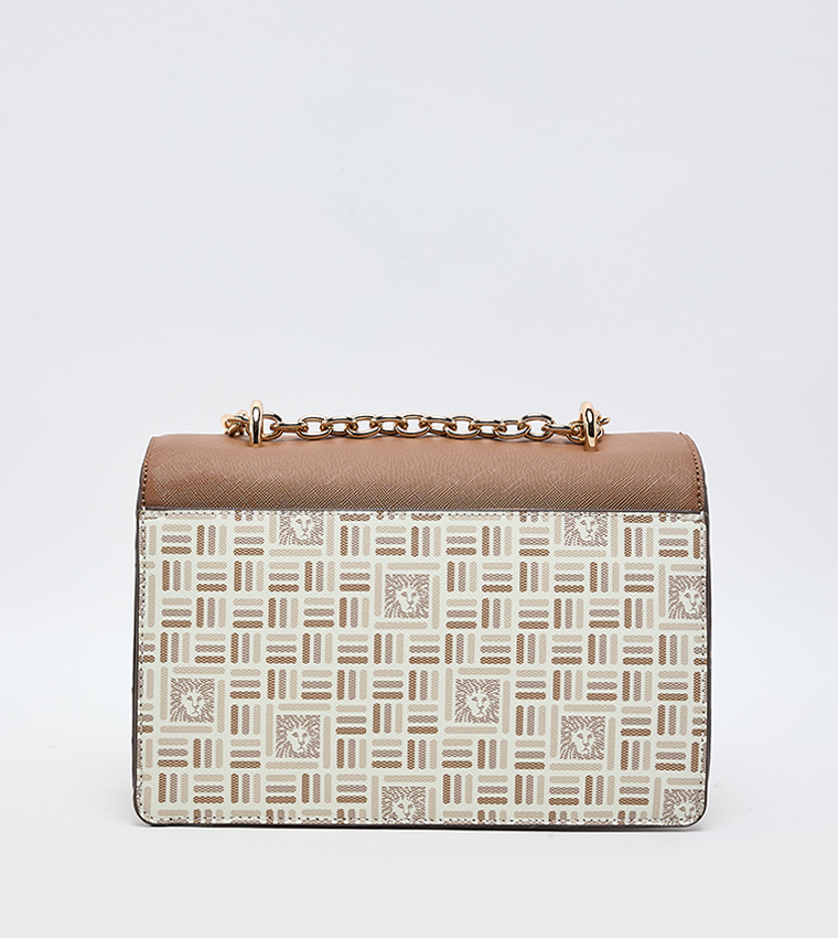 Patterned Convertible Crossbody Bag