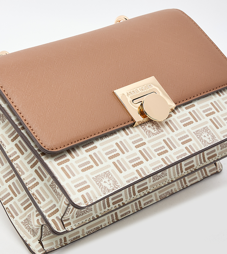 Patterned Convertible Crossbody Bag