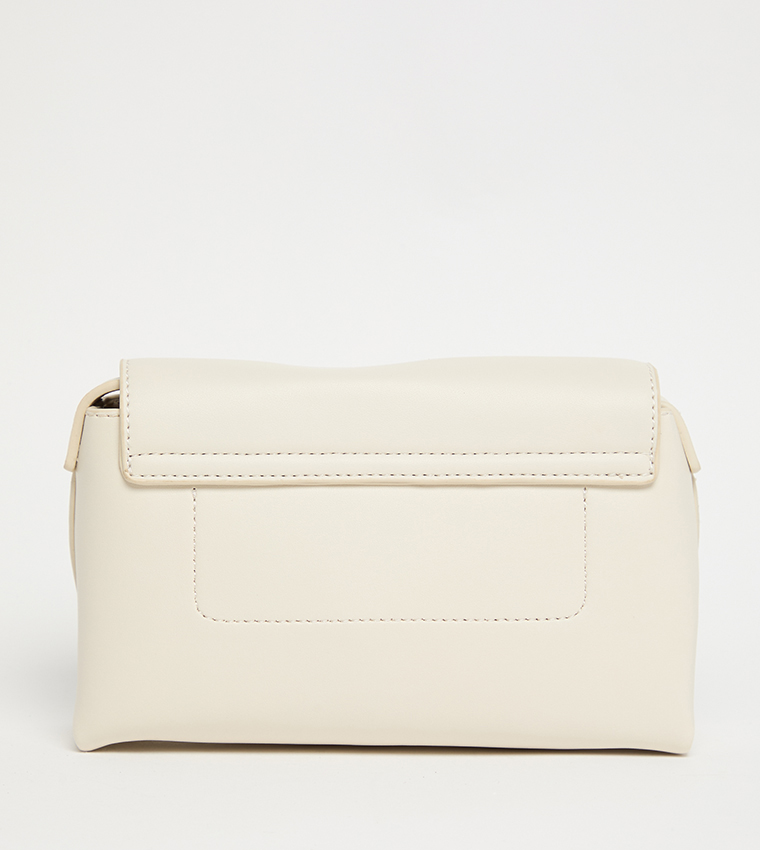 Logo Detail Flap Crossbody Bag