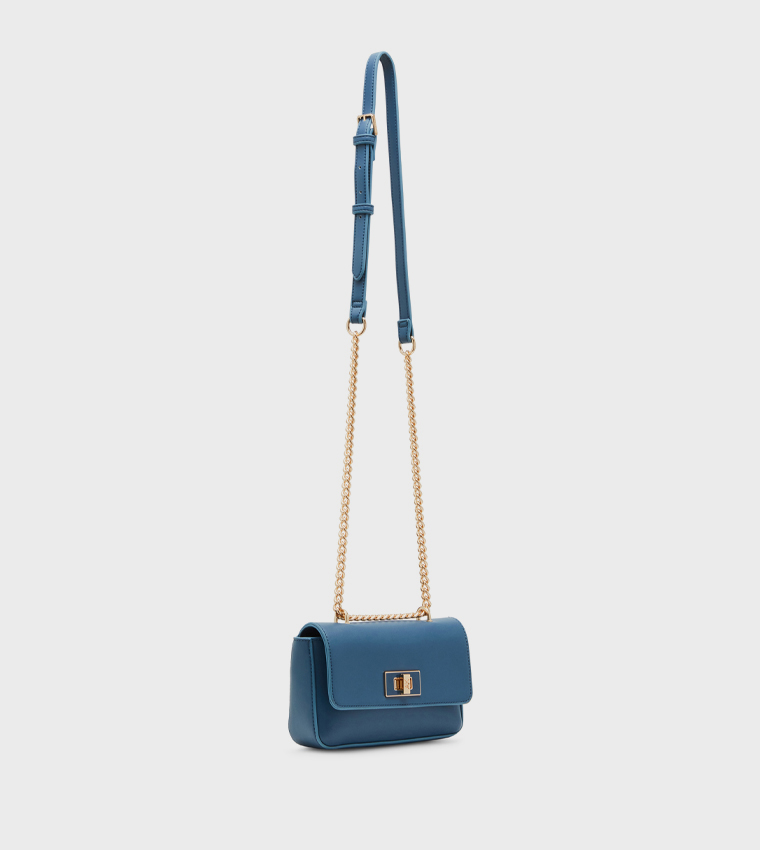 Snap Closure Crossbody Bag