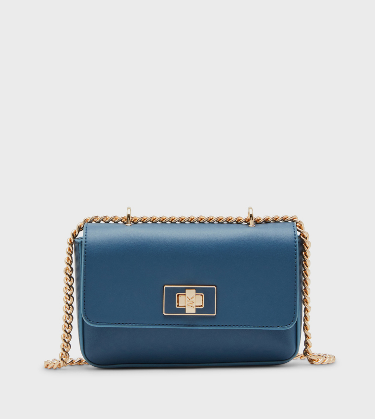 Snap Closure Crossbody Bag