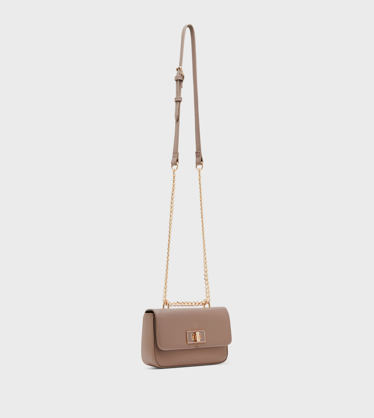 Snap Closure Crossbody Bag