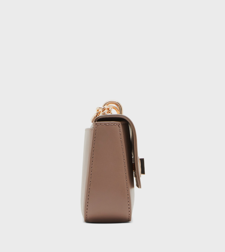 Snap Closure Crossbody Bag