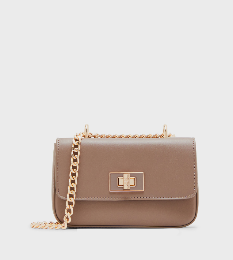 Snap Closure Crossbody Bag