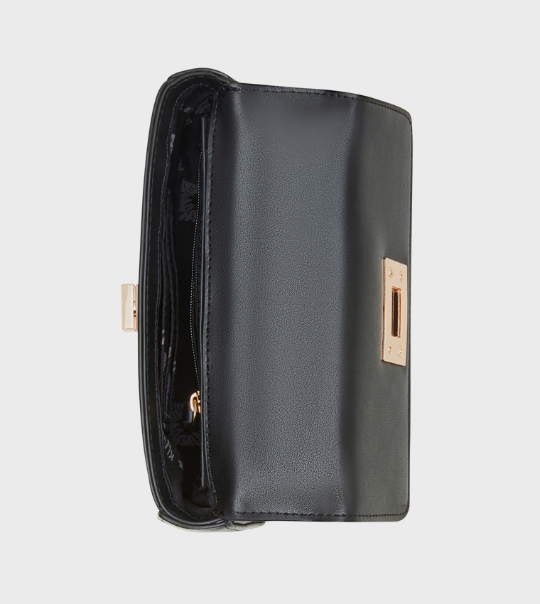 Snap Closure Crossbody Bag