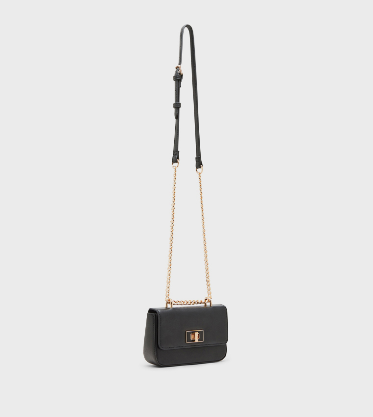Snap Closure Crossbody Bag