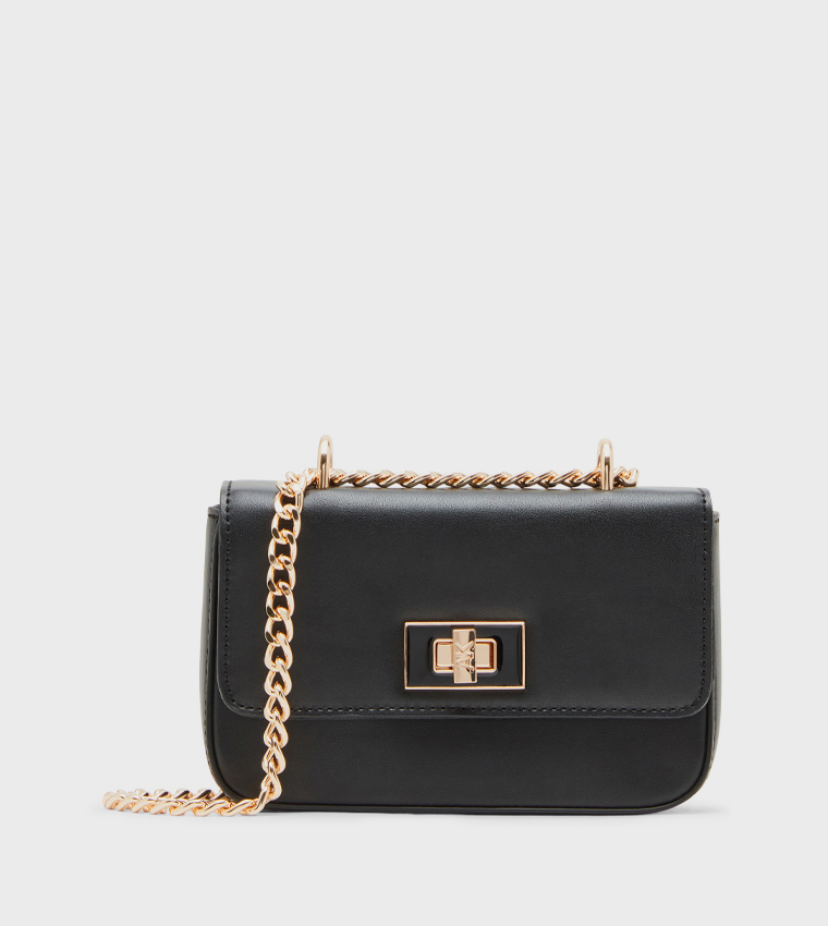 Snap Closure Crossbody Bag