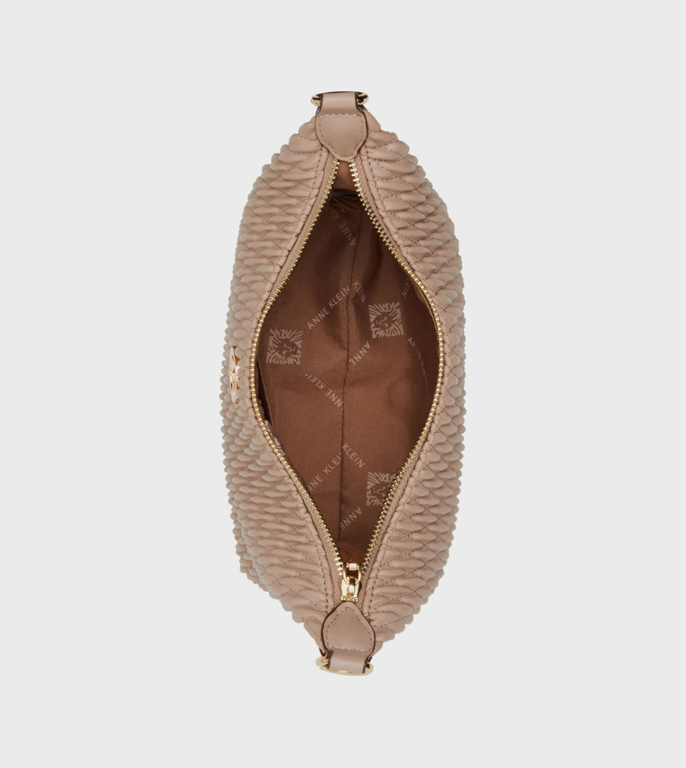 Quilted Logo Detail Shoulder Bag