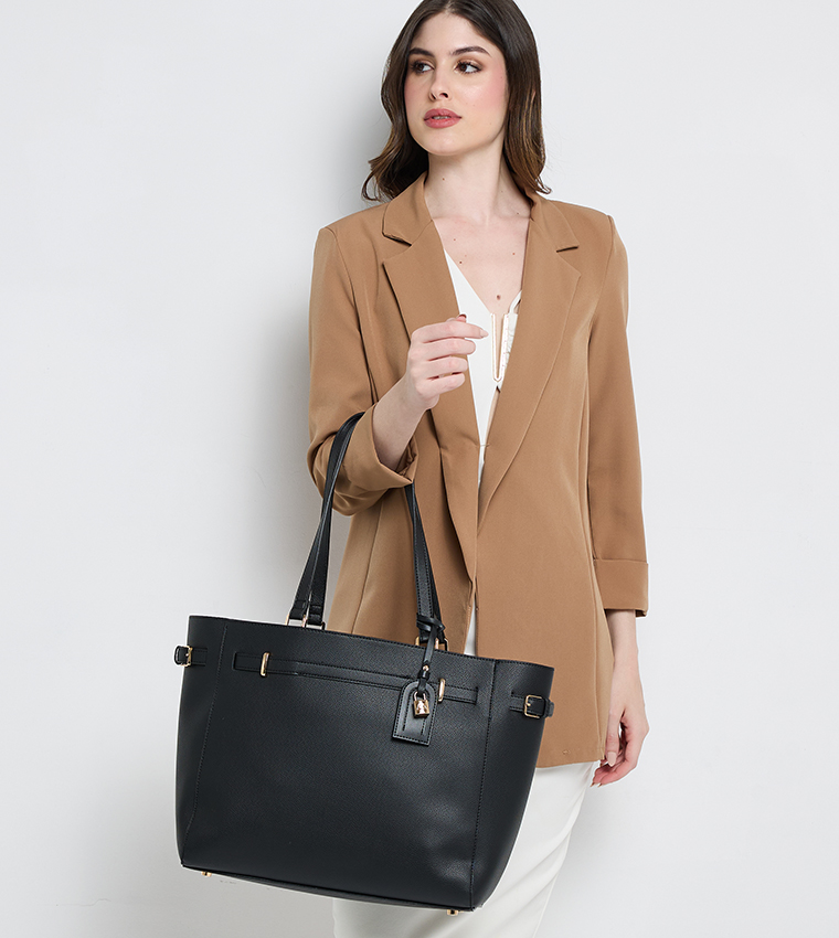 Textured Shoulder Bag