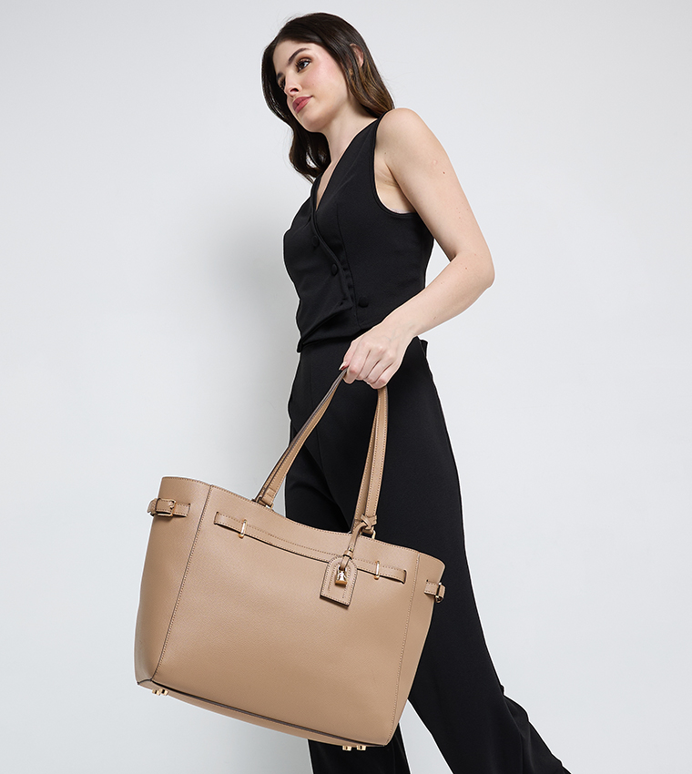 Textured Shoulder Bag