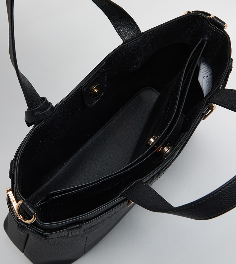 Textured Satchel Bag