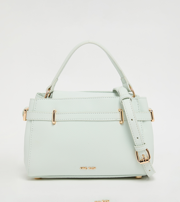 Textured Handheld Bag with Sling