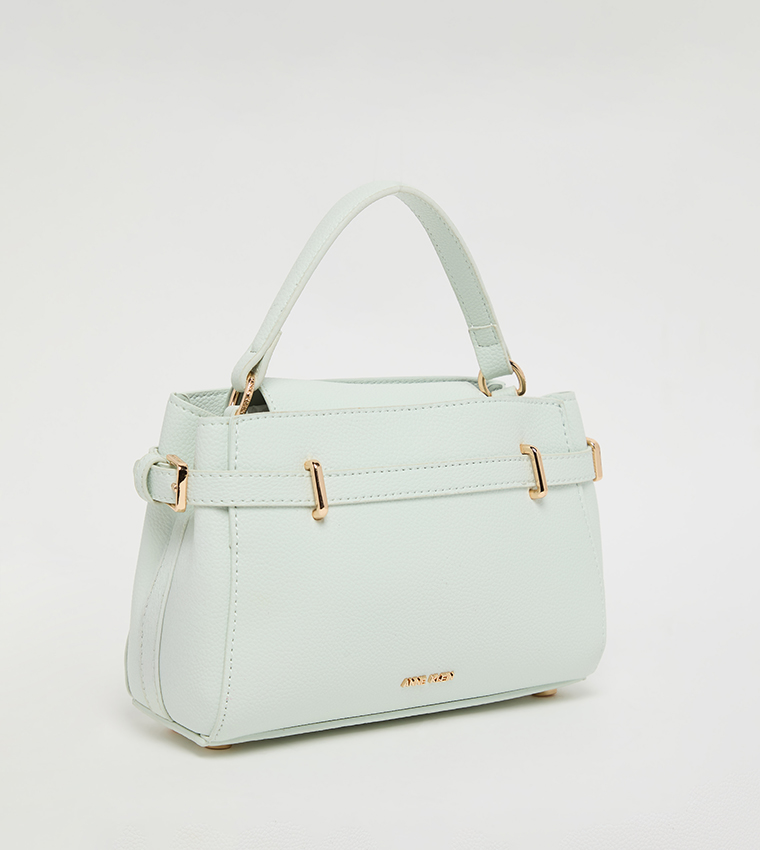 Textured Handheld Bag with Sling