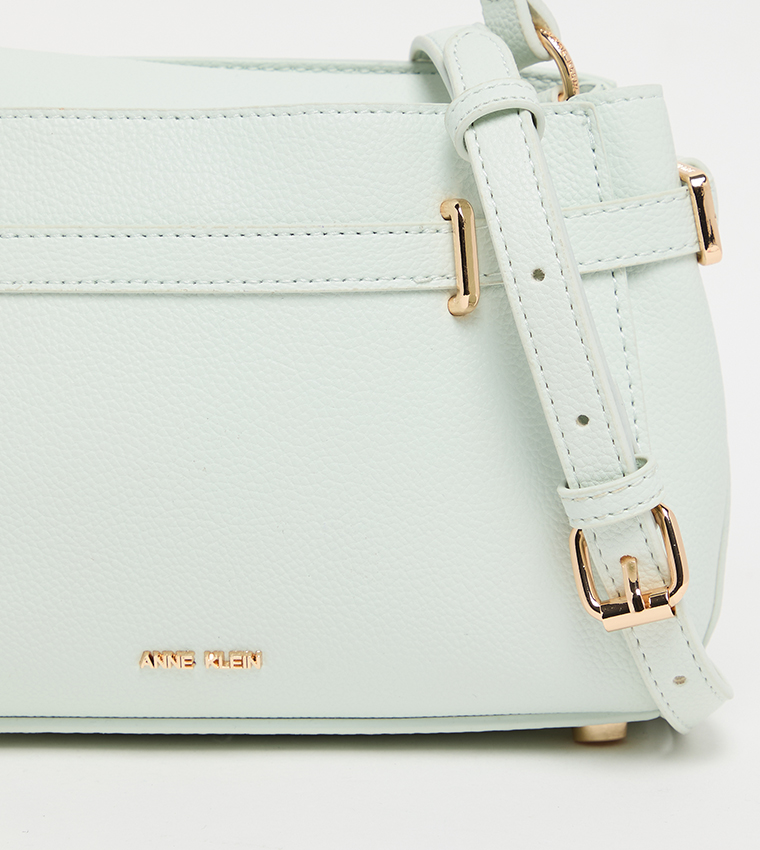 Textured Handheld Bag with Sling