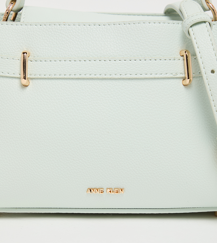 Textured Handheld Bag with Sling