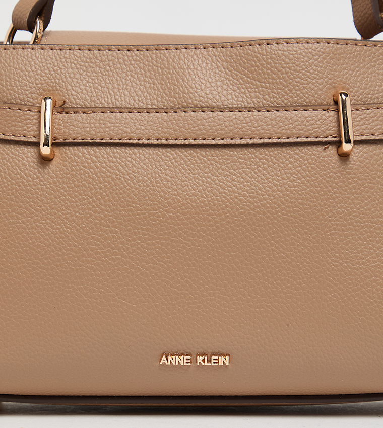 Textured Handheld Bag with Sling