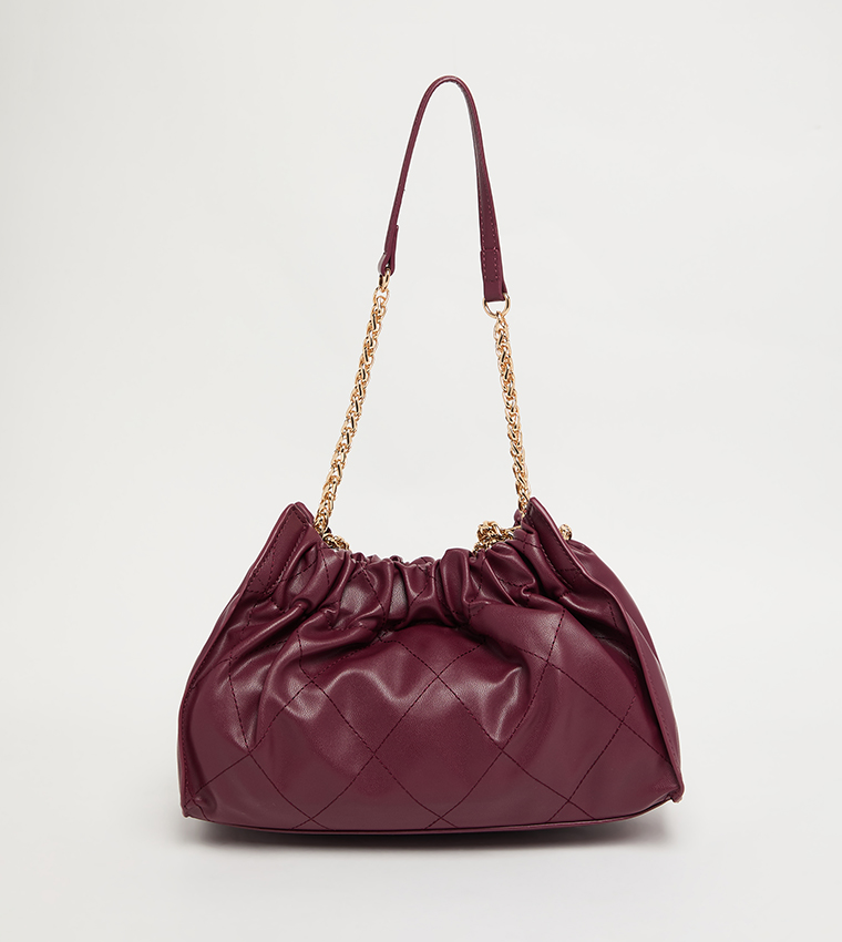 Stitch Detail Drawstring Bag