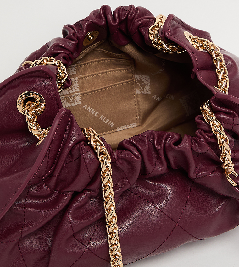 Stitch Detail Drawstring Bag